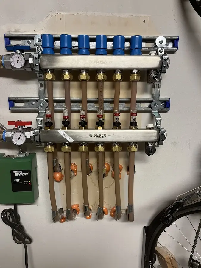 Plumber performing Gas Line Installation at a residential property in Experiment